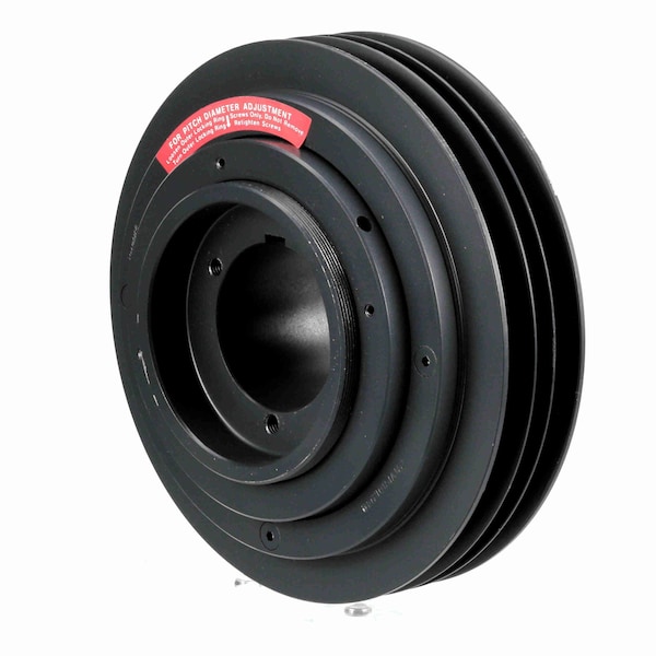 2 Groove Cast Iron Bushed Bore Multiple Variable Pitch Sheave